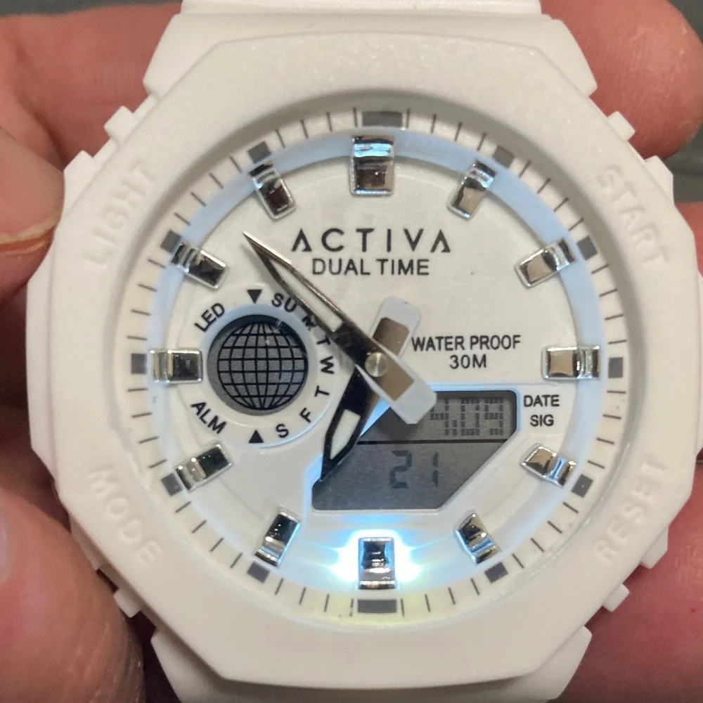 Activa Sonar X-Invicta Men's Watch - 45.5mm,White ACW423-001